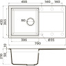 Мойка OMOIKIRI SAKAIME 78-WH Tetogranit/белый 4993127