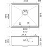 Мойка OMOIKIRI KASEN 53-INT-LG светлое золото 4993790