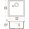 Мойка OMOIKIRI YAMAKAWA 45T-U/I-CH Tetogranit/шампань 4993426